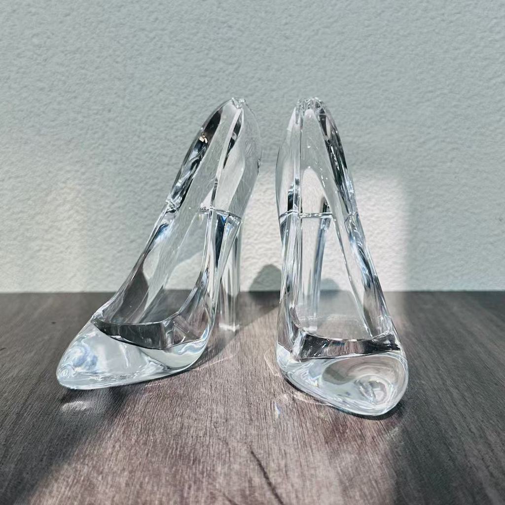 Women's Clear Acrylic High Heel Pumps for Wedding and Decor