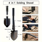 Durable Metal Folding Shovel for Camping Gardening and Outdoor Activities