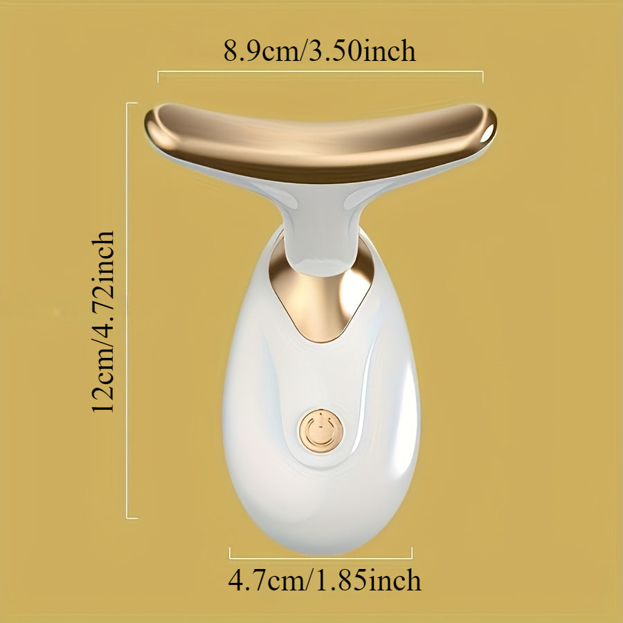 Dolphin-Shaped Facial Massager Handheld Skin Care Device Battery Powered for Home Use