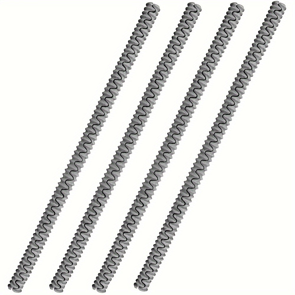 4 ta silikon pechka panjarasi himoyachilari to'plami, 14 dyuym issiqlikka chidamli quvurlar mikroto'lqinli pech va pech uchun - Qora, Kulrang va Qizil ranglarda mavjud