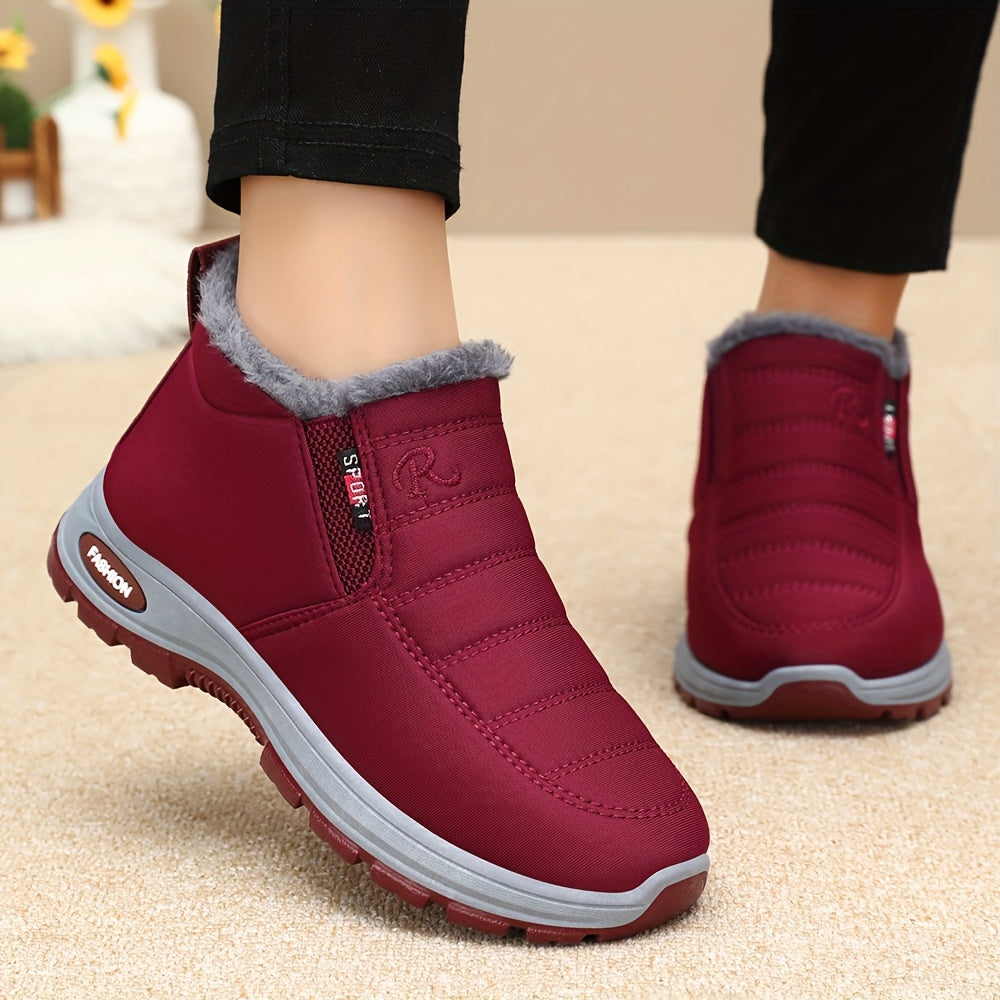 Women’s Fashion Casual Ankle Boots Warm Comfortable Soft Sole All Seasons