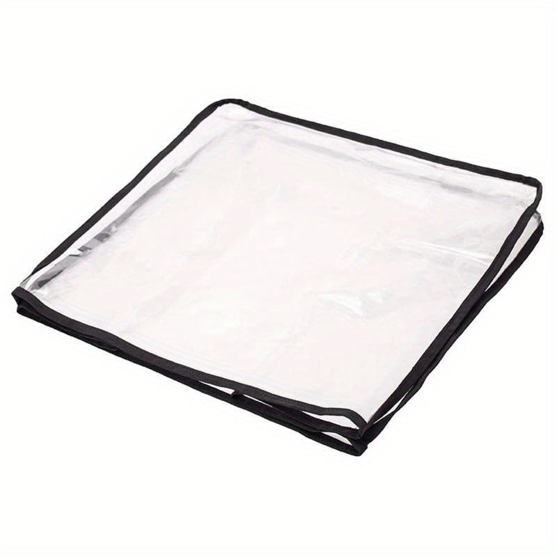 PVC aralashtirgich qopqog'i, shaffof va suv o'tkazmaydigan, 42.01x28.35x42.01 sm, chang o'tkazmaydigan aralashtirgich himoyachisi, oshxona saqlash va uyda foydalanish uchun, saqlash sumkasi bilan birga