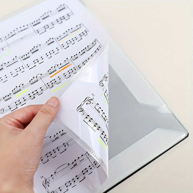 Carpeta A4 de 40 bolsillos para organización y protección de documentos y partituras