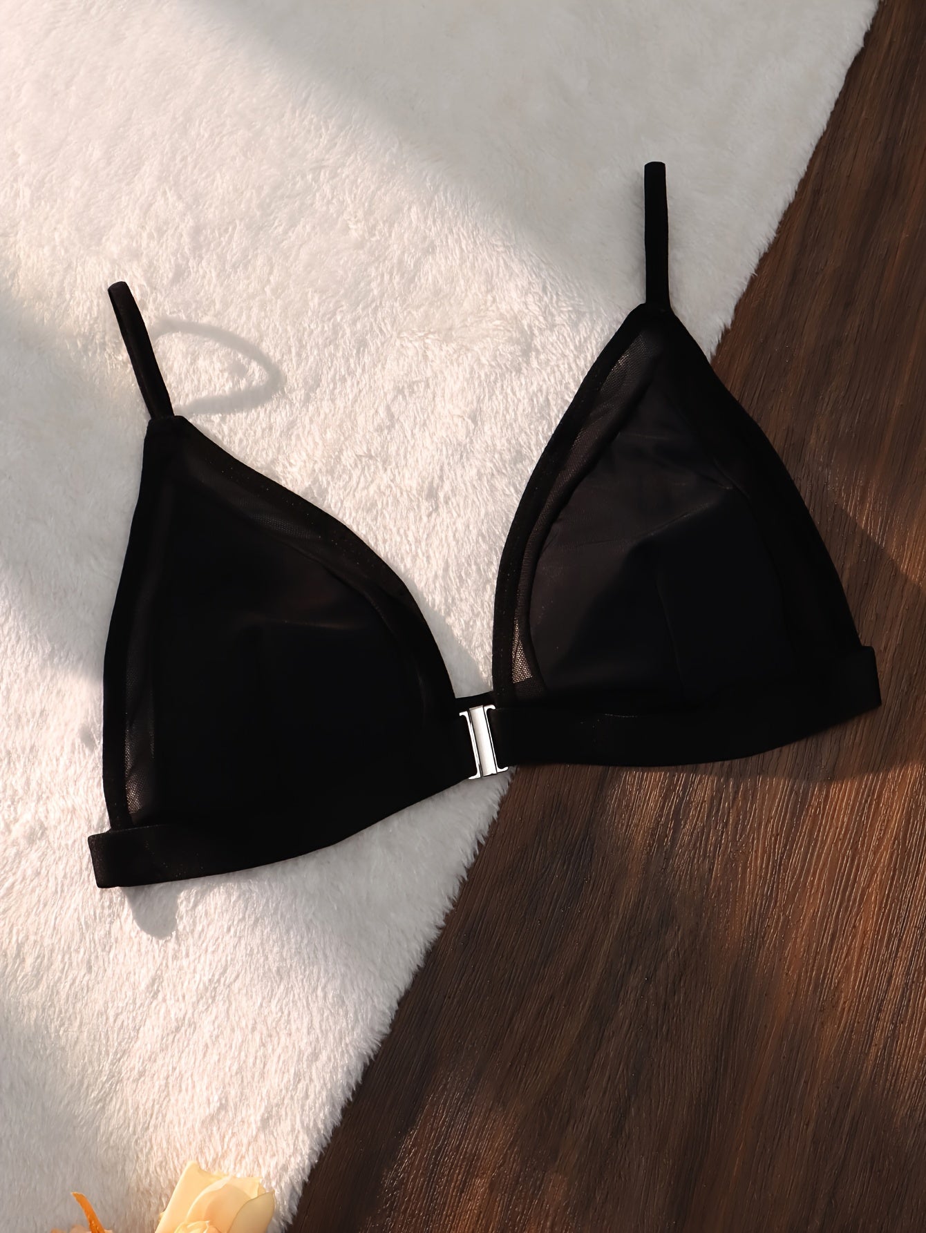 Seamless Leopard Print Wireless Push-Up Bra with Front Closure for Women