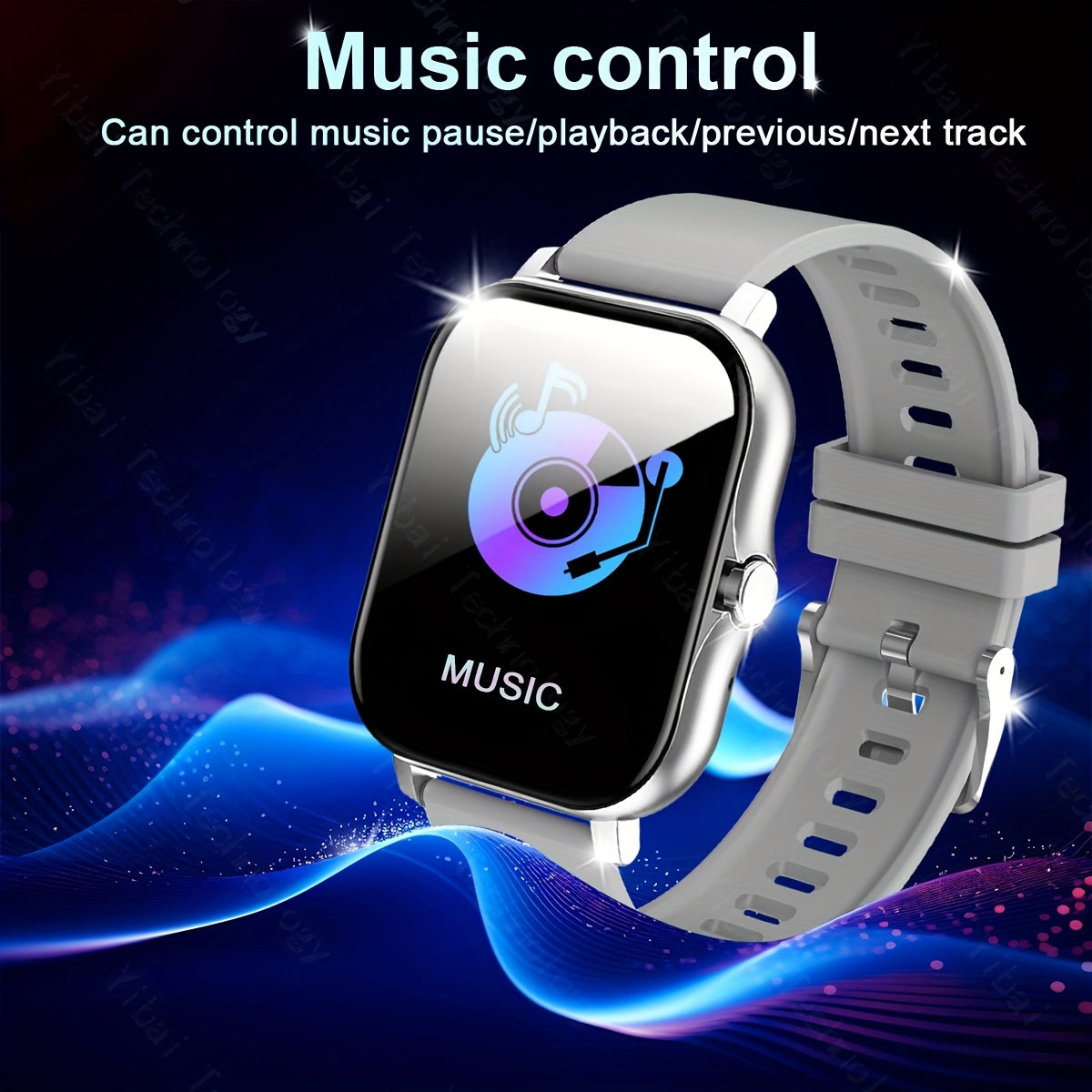 Smart Watch Men Women 1.83-Inch HD Screen Voice Assistant Fitness Tracker