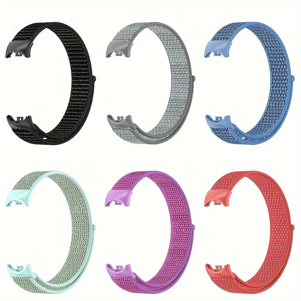 Xiaomi Mi Band 9/8 uchun nafas oladigan naylon soat tasmasi - Qulay, elastik va mustahkam - Faol erkaklar va ayollar uchun ideal