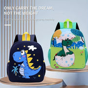 Kids Animal Cartoon Backpack for Boys and Girls Ultra Light Load-Reducing Nylon