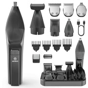 Beard Trimmer for Men with Precision Blades Grooming Set for Face Hair Mustache Body Ear Nose