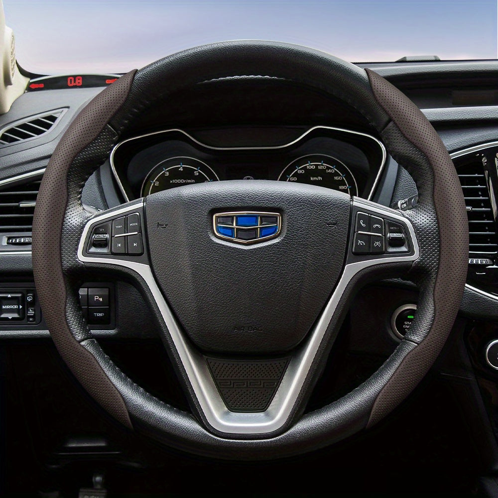Foam/Leather Steering Wheel Cover Non-Slip Breathable Universal 2-3 Pieces