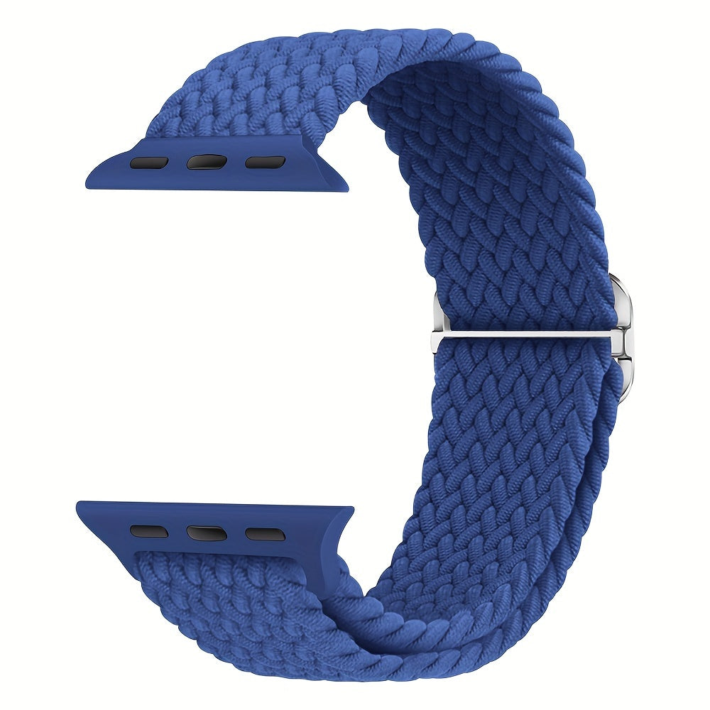 Silicone Braided Watch Band for iWatch Series 1-8 38mm-49mm Men Women
