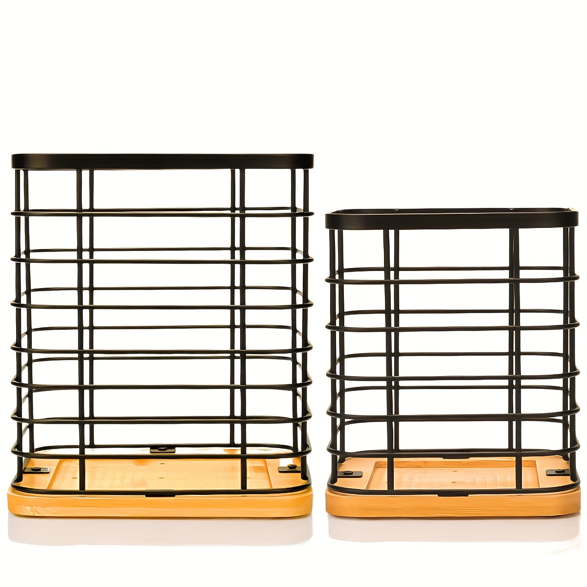 Multifunctional Vertical Kitchen Rack with Cutlery Holder and Organizer