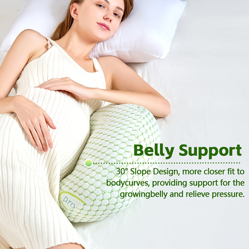 Adjustable U-Shaped Maternity Pillow for Breastfeeding Support Washable and Detachable