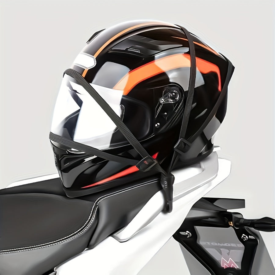 Universal High Elasticity Adjustable Strap with Hook for Helmets and Bikes