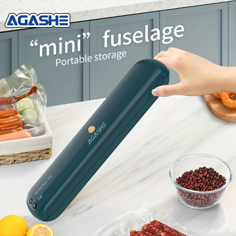 Máquina selladora al vacío para bolsas de 28cm de ancho, equipo automático de conservación de alimentos