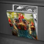 Yashil Qo'yloq Magnitli Qaynatgich uchun Dekor Sticker Suv o'tkazmaydigan Qayta ishlatiladigan Muzlatgich Magnit