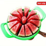 Stainless Steel Watermelon Slicer with Non-Slip Handle for Kitchen Use