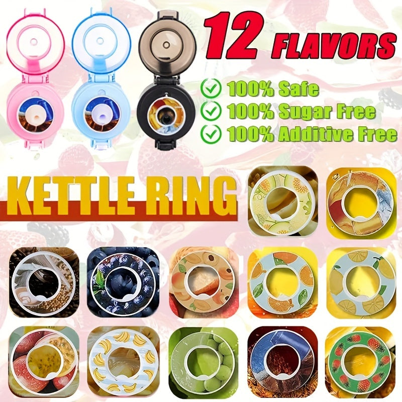 Anillos de extracto de sabor a fruta para agua, perfumados, 2/3/5 piezas, cambia el olor