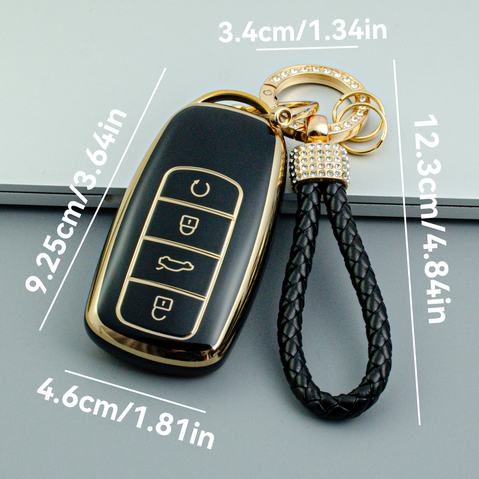 Soft TPU Key Fob Cover for Car Key Protector Compatible with Tigo 7/8 Plus C5