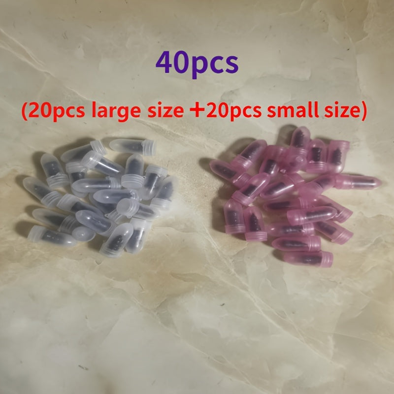 20/40 шт. набор для ремонта мотоциклетных шин, проколы, винты, бескамерные колеса, заплатки