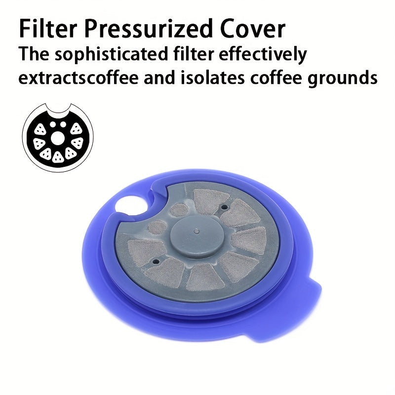 Eng yaxshi tanlov: BOSCH va Tassimo uchun zanglamas po'latdan yasalgan qayta ishlatiladigan qahva podlari - Premium Espresso filtrlar, aylanuvchi qopqoq bilan ishlaydi, qahva kapsulalari, idish