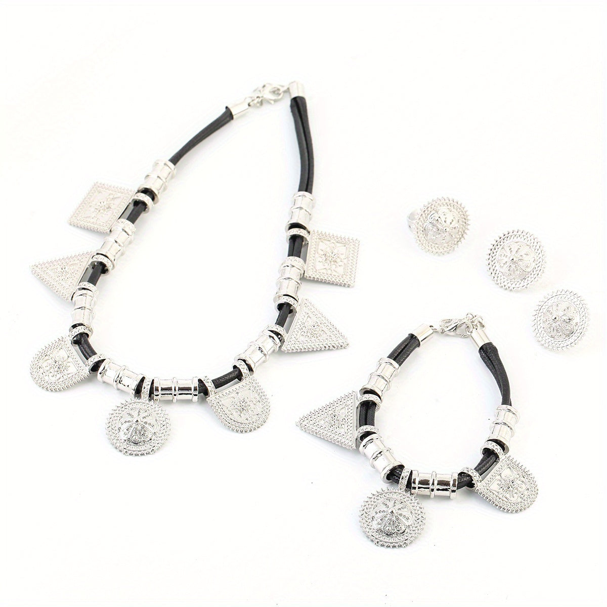 Ethiopian Gold Jewelry Set for African Bridal Wedding Habesha Style