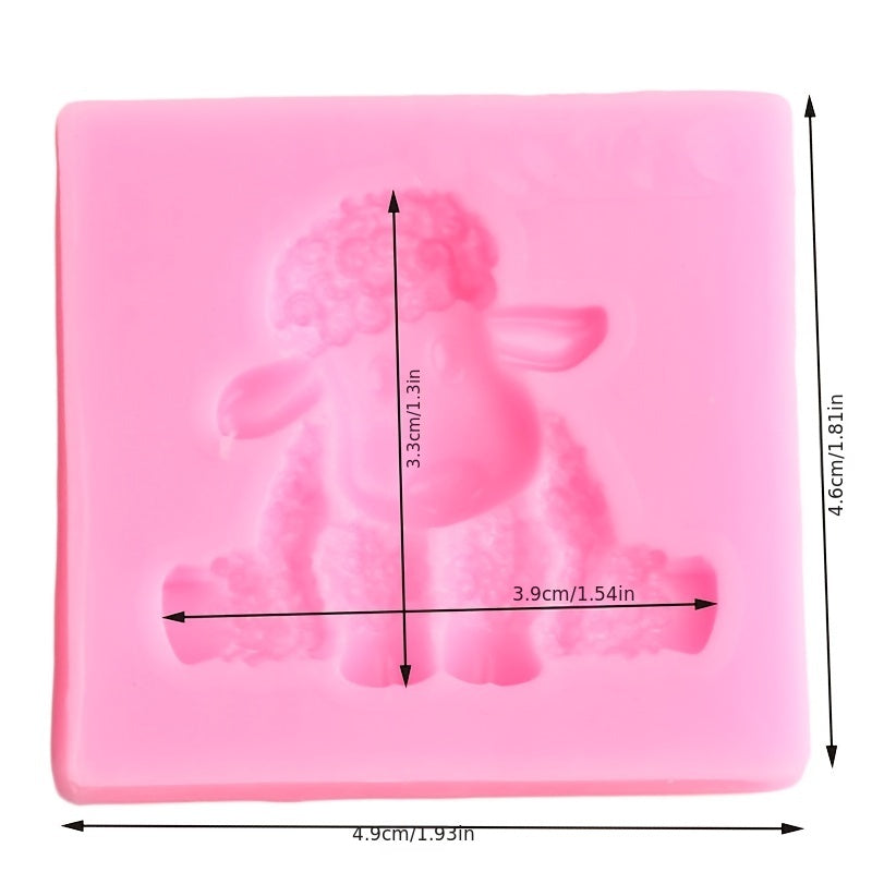Silicone Sheep Cake Mold for Baking and Decorating, Food-Grade, Non-Stick