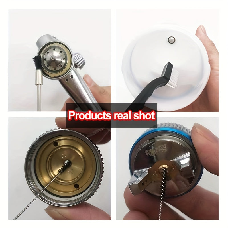 21pcs Car Paint Airbrush Cleaning Brush Set for Spray Gun Nozzles