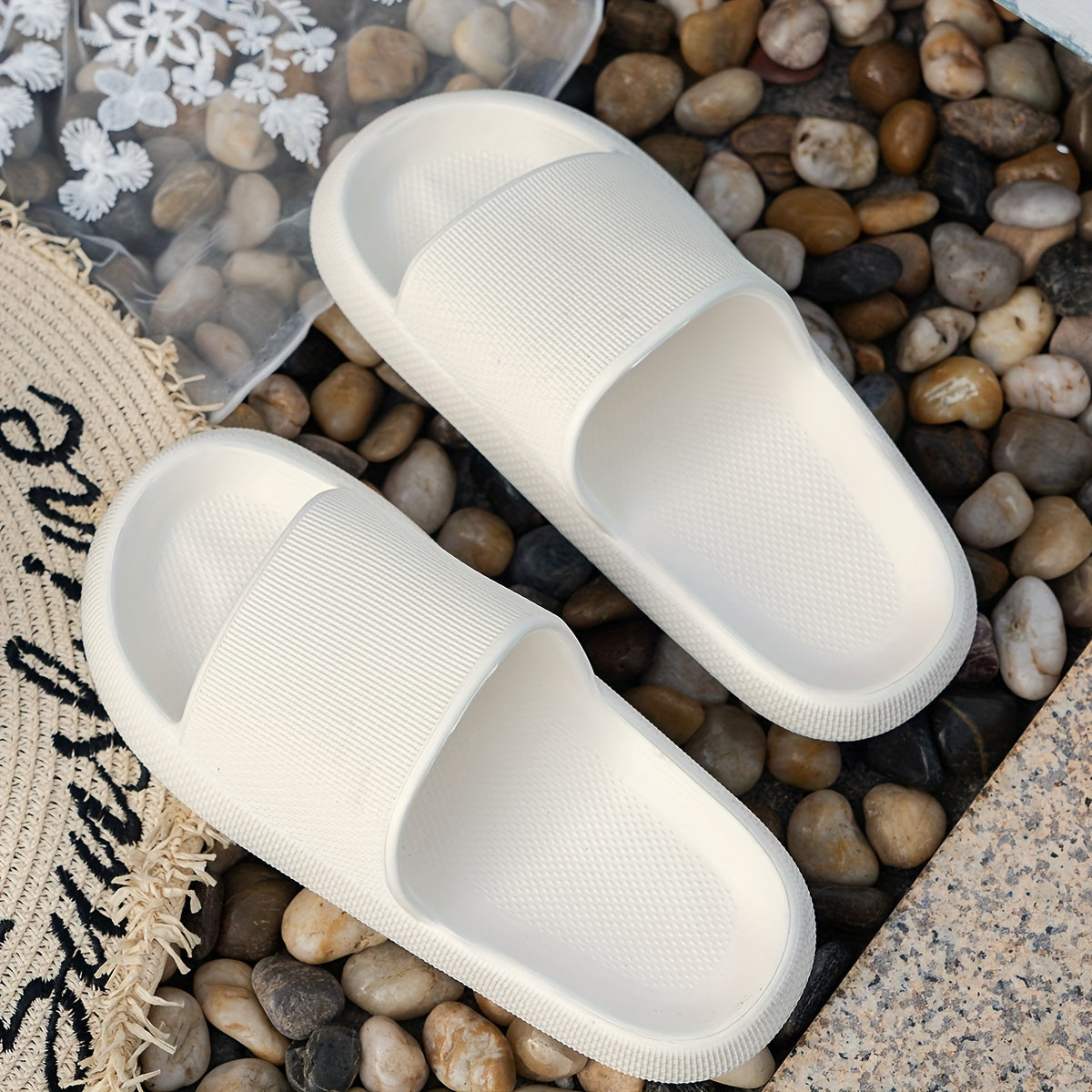 Women's EVA Slide Sandals Soft Thick Sole Cushioned Comfort Solid Color