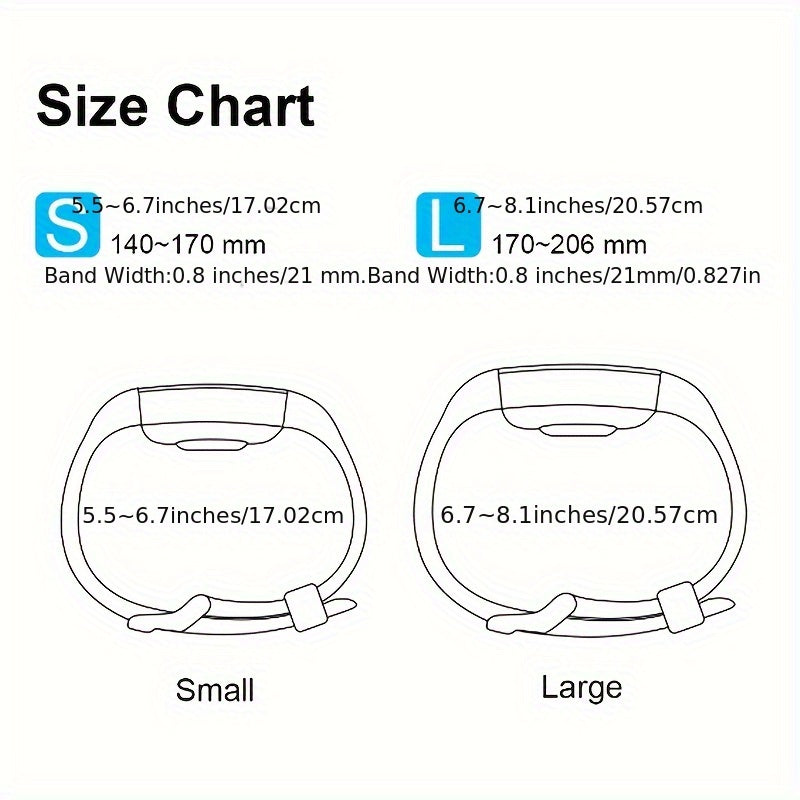 Waterproof Resin Wristbands for Fitbit Charge 2 Classic and Special Edition Ladies