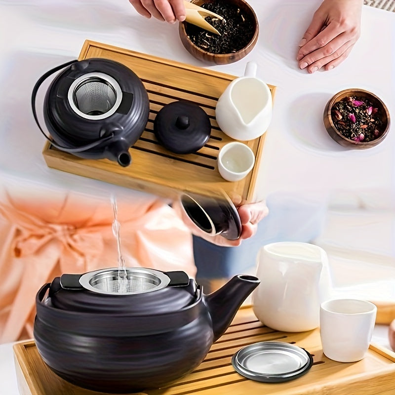 Набор ситечек для чая из нержавеющей стали с силиконовой ручкой - включает в себя 1 ситечко с очень мелкой сеткой для заваривания листового чая, можно мыть в посудомоечной машине и легко вешать на кружки