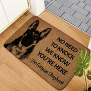 Multfilm it bilan qabul qilish eshigi matosi, sirpanishga qarshi, ichki va tashqi uy bezatish uchun