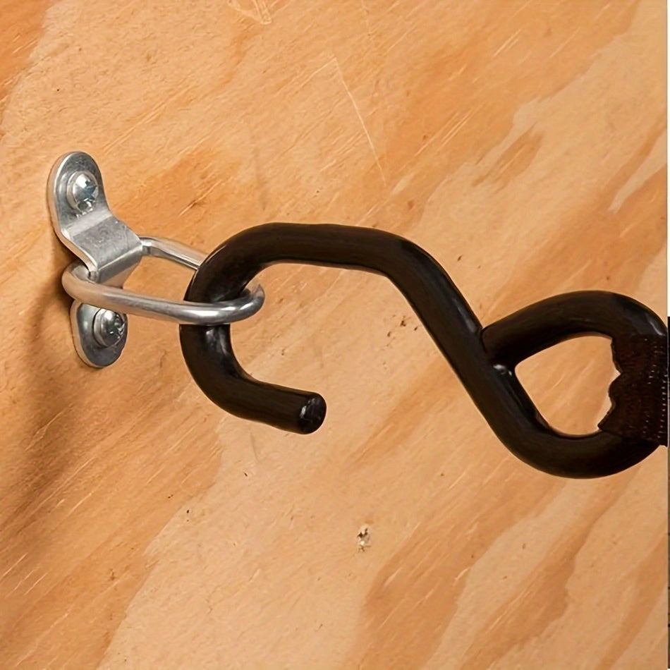 4 to'plam Cargo Lashing D Ring Staple Cleat Tie Down Rings for Trailers Vans