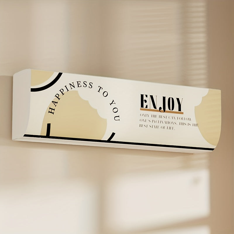 Durable PC Dust Cover for Air Conditioners, Weatherproof, Easy Install