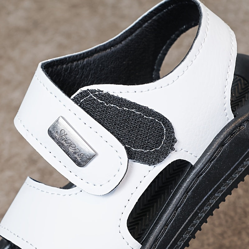 Kids Boys Summer Sandals Non-Slip Open Toe Strappy Beach Shoes Lightweight