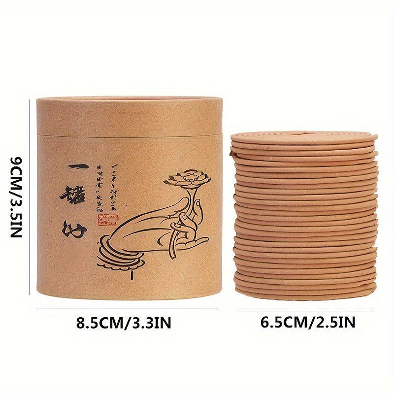 Set of 48 Aromatherapy Incense Plates with Sandalwood Agarwood Mugwort and Flower Scents for Yoga Meditation and Home Use