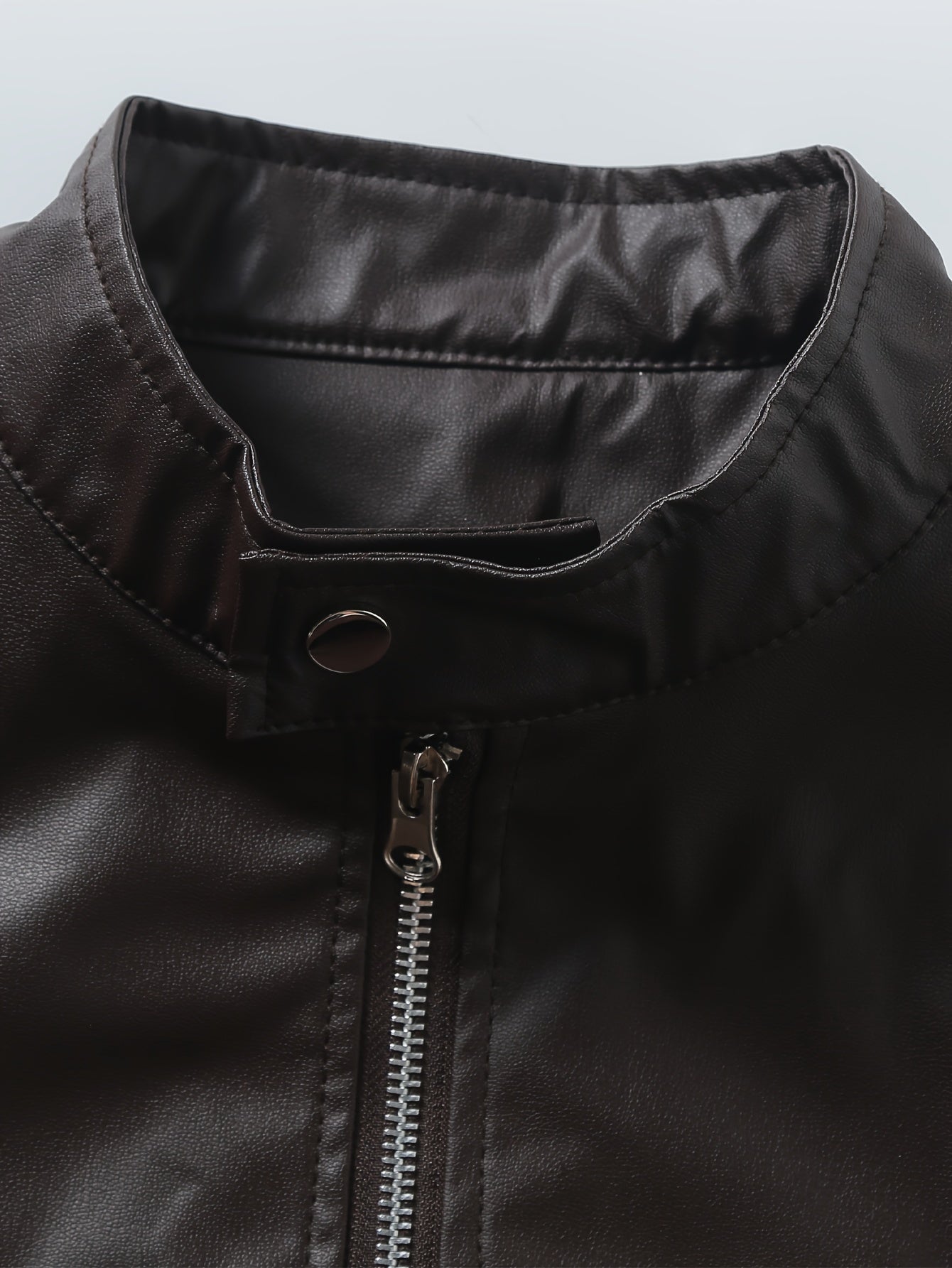 Men's Neon Green Windproof Stand Collar Jacket with Zipper Pockets Casual Winter Outerwear