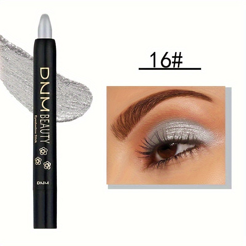 Waterproof Eyeshadow Pencil Set 16 Colors Smudge-Proof Long Lasting