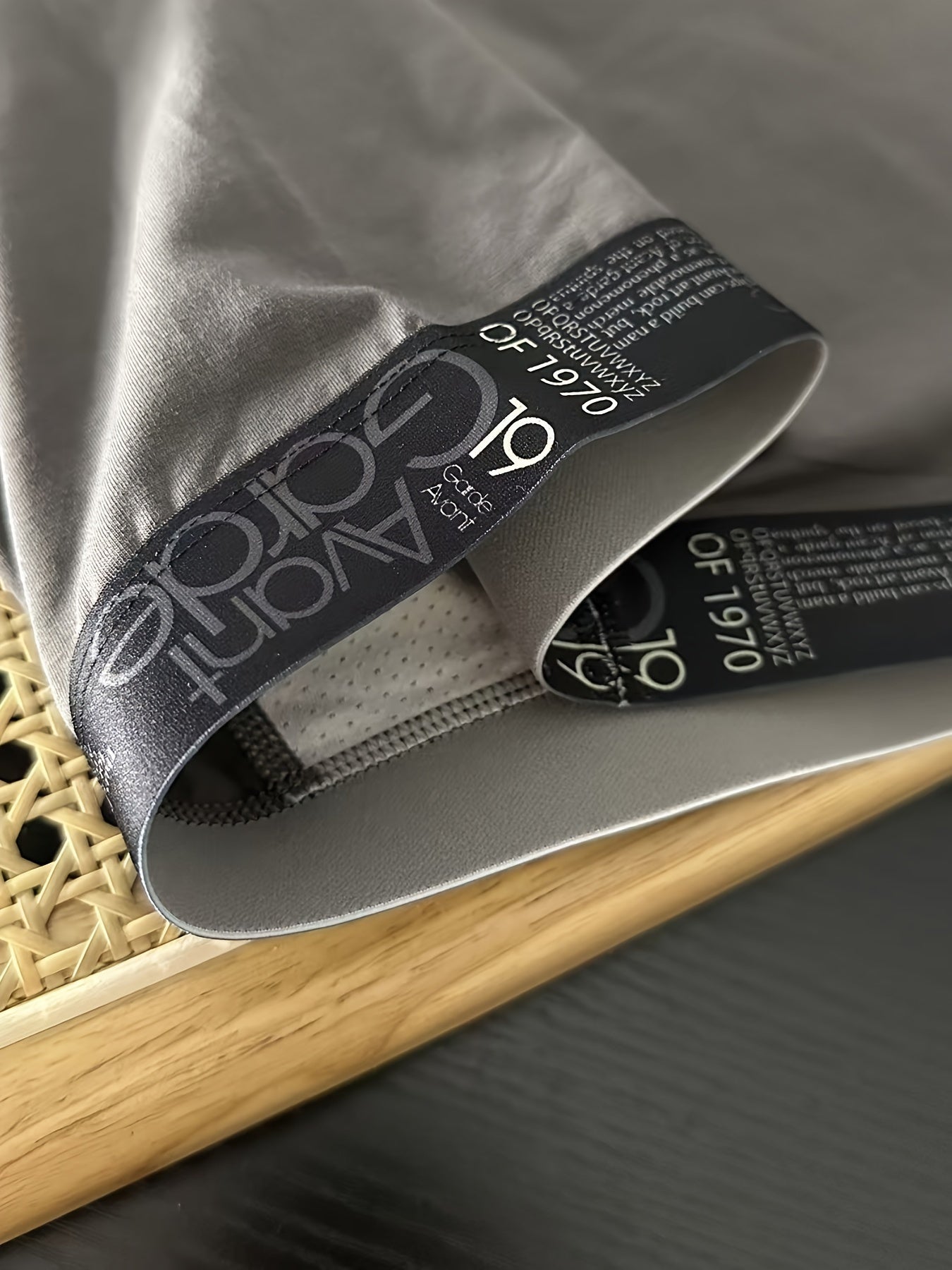 Men's Boxer Briefs Breathable Cotton Mid-Rise Solid Colors Stylish Letter Design