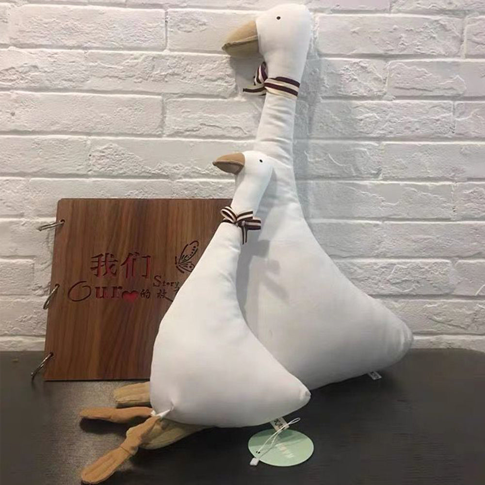Cute Cartoon Big Goose Plush Doll for Kids Nursery Room Decor