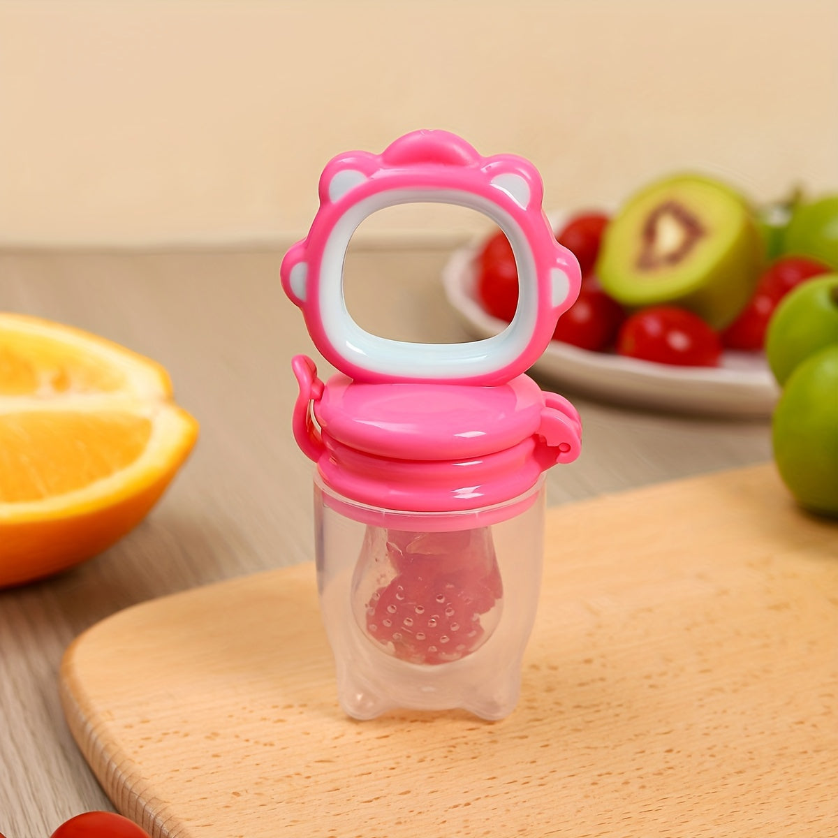 Baby Silicone Fruit Feeder for Babies 0+ Dark Brown