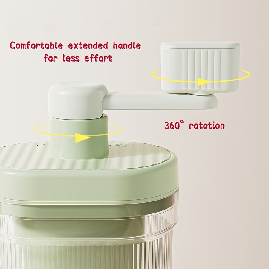 Uy sharoitida foydalanish va desertlar, muzqaymoq va sut choyi tayyorlash uchun ideal qo‘l muzlatgich.