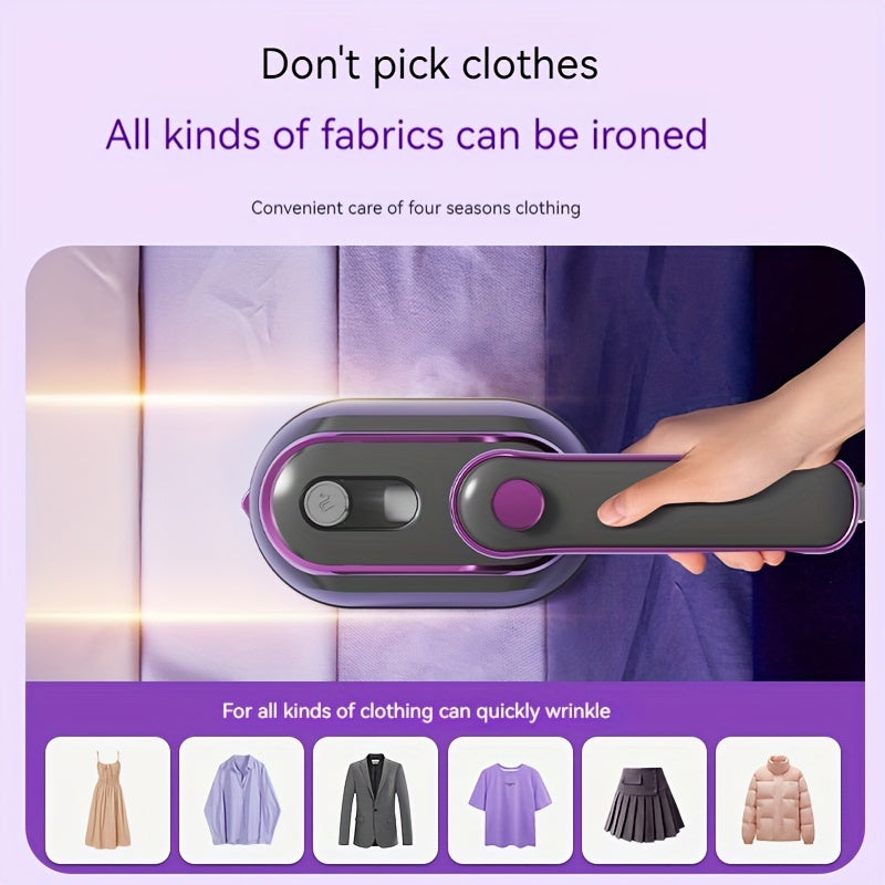 Handheld Mini Steam Iron for Clothes, Portable Portable for Travel and Home