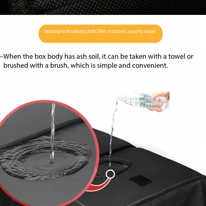 Органайзер для багажника автомобиля из Oxford ткани, большая емкость, складная коробка для хранения