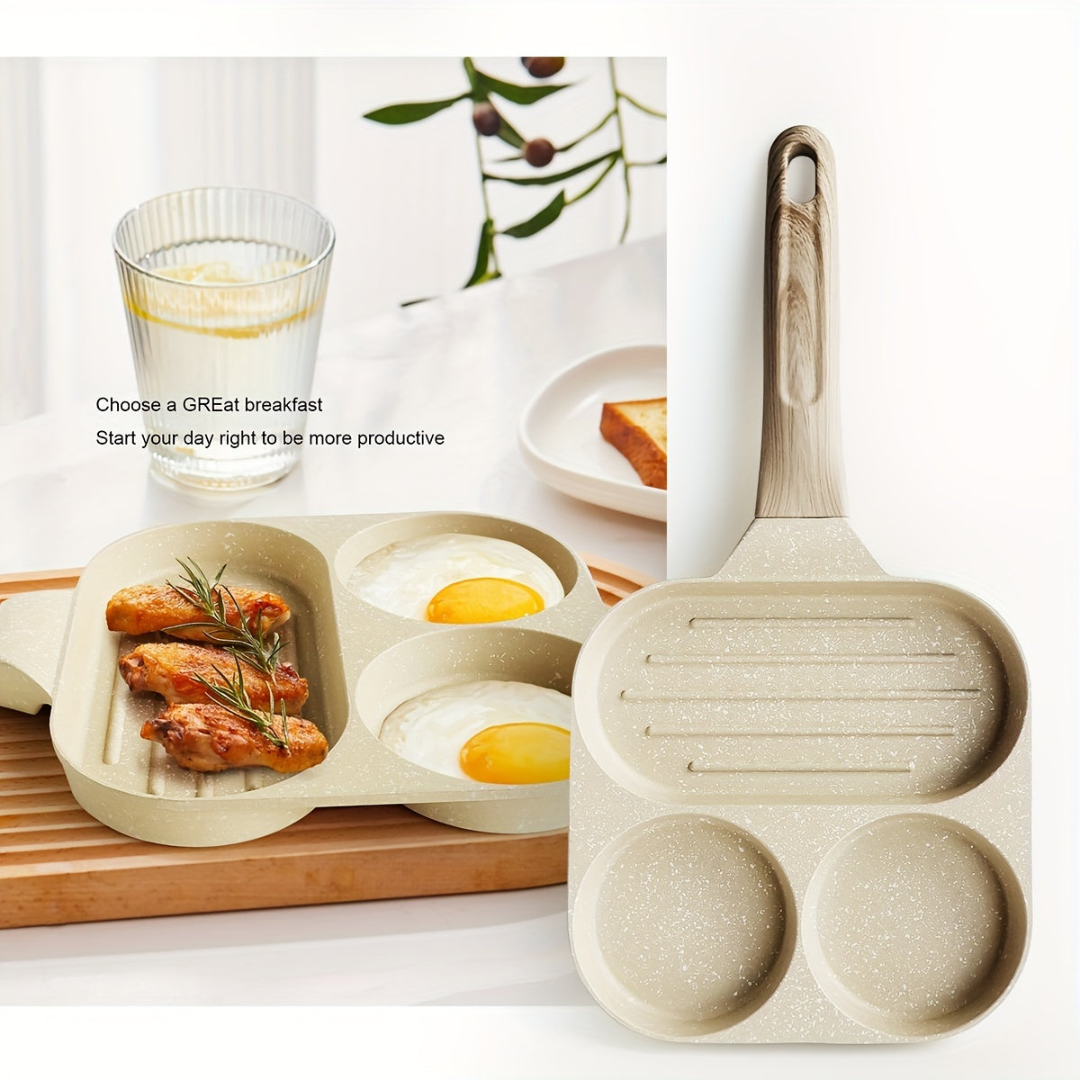 White 12-Piece Non-Stick Cookware Set for Induction and Open Flame Cooking