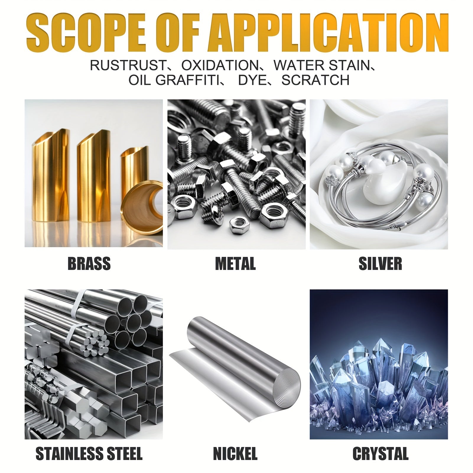 All Metal Polishing Cream 5G Multi-Purpose Rust Remover for Kitchen and RV