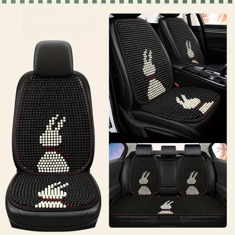 Summer Cooling Beaded Seat Covers for Women Breathable Ventilated Car Mats