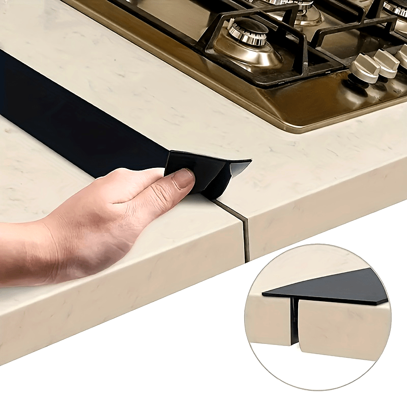 Oshxona stollari uchun silikon muhrlash chiziği, gaz pechlari uchun bo'shliq qopqog'i, ish stollari uchun himoya, yog' va dog'larga chidamli, uy va ofis ilovalari uchun moslashuvchan muhr.