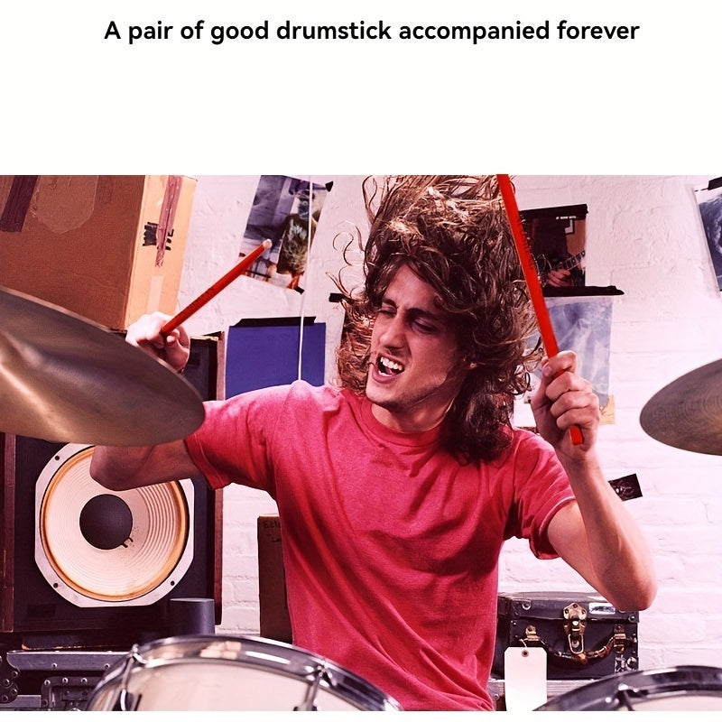 Premium Maple Wood 5A Drumsticks for Adult Jazz and Snare Drums Pair