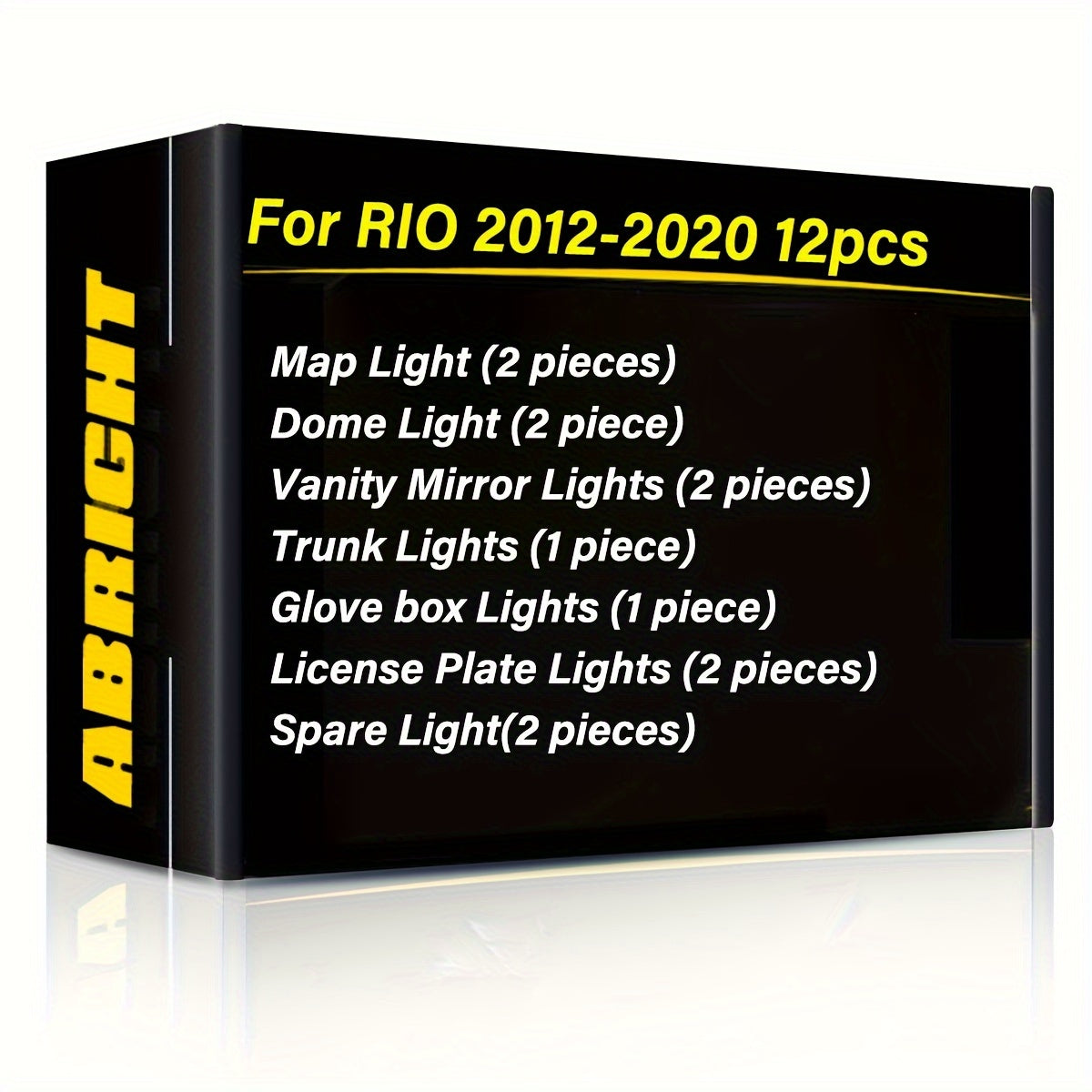 Interior LED Light Kit for Car Vehicles, Bright White, Easy Install