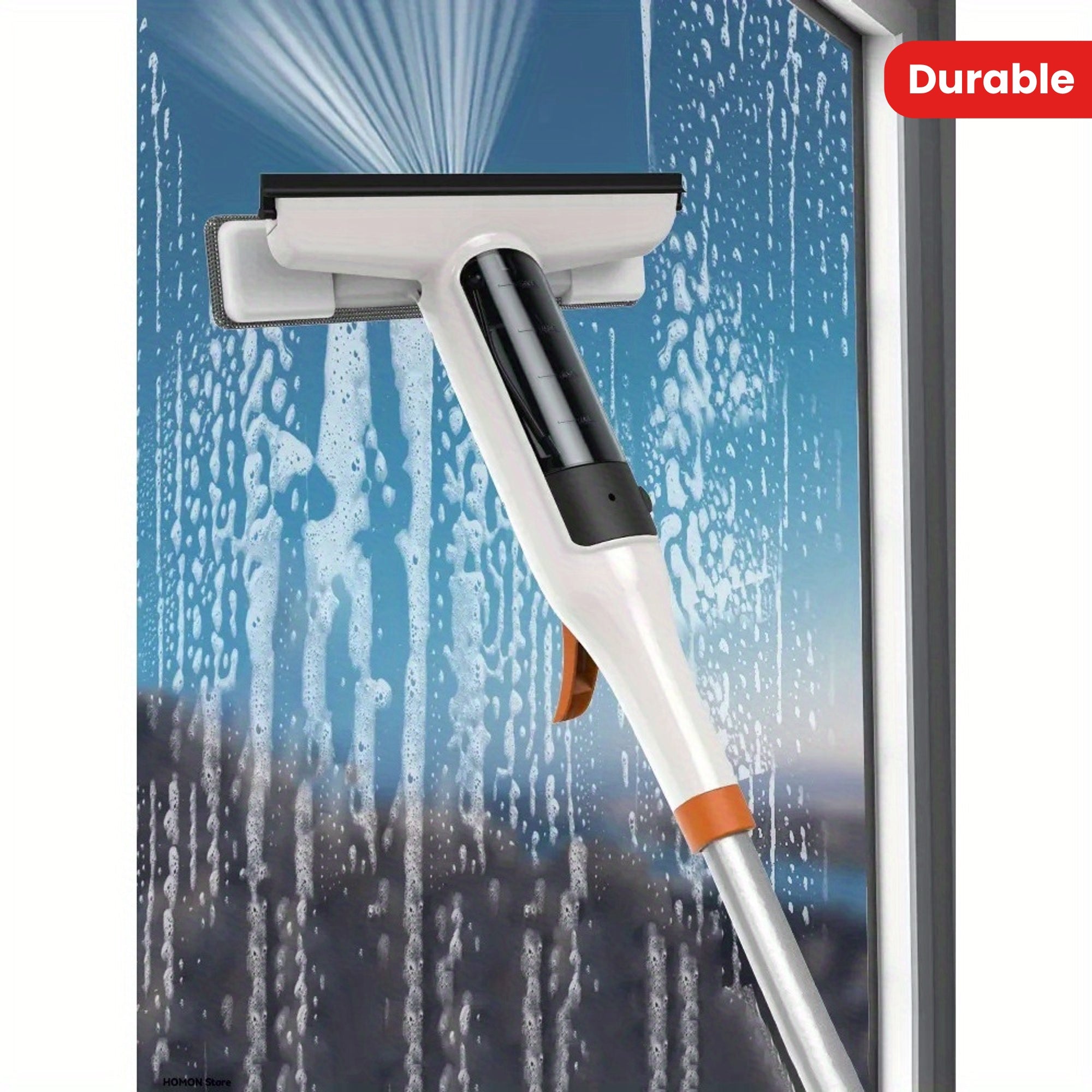 Mustahkam Metall Qo'lqopli Ko'p Maqsadli Spray Mop - Derazalarni, Polni va Hammom Shishasini Tozalash uchun Mukammal